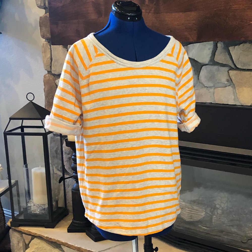 Gap Sweatshirt - Orange & Heather Grey